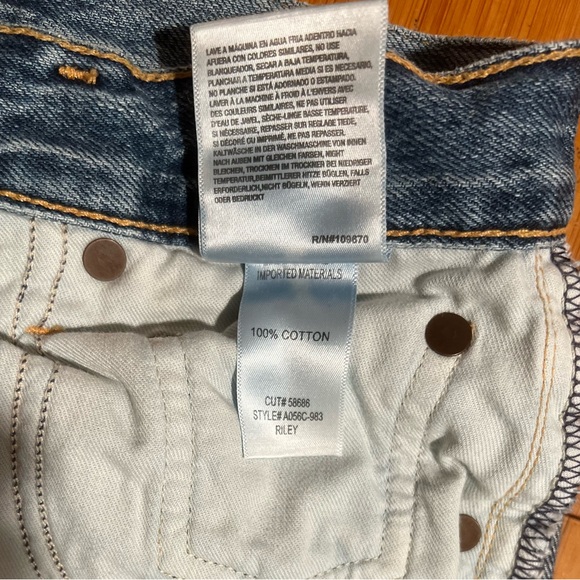 Agolde Riley High Rise Jeans Size 25 - Picture 10 of 16